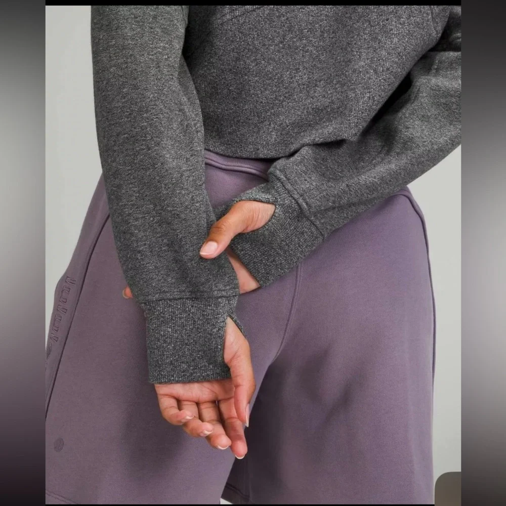 lululemon athletica Gray Zip-Up Hooded Sweatshirt - Picture 2 of 10